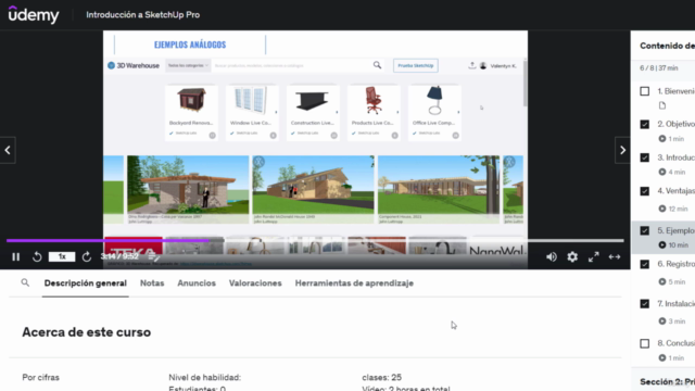Introducción a SketchUp Pro – Screenshot 2