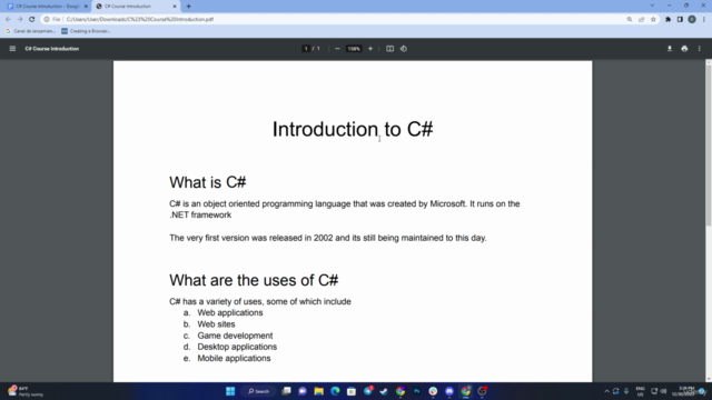 C# for Starters: Everything you need to know – Screenshot 1
