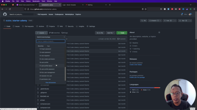 Starter Code Laravel 9 Untuk Project, Tugas dan Skripsi – Screenshot 3