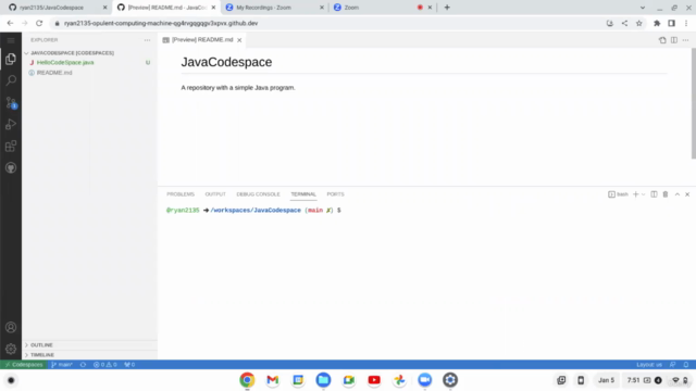 Learn GitHub Codespaces For Java Development – Screenshot 2