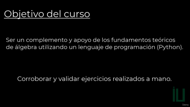 Algebra y Python, solución de ejercicios – Screenshot 2