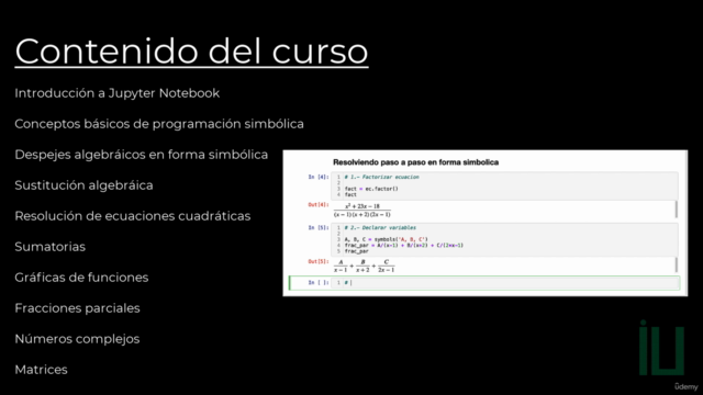 Algebra y Python, solución de ejercicios – Screenshot 4