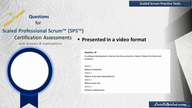 Scaled Professional Scrum ™ (SPS ™): Prep Questions on Nexus – Screenshot 1