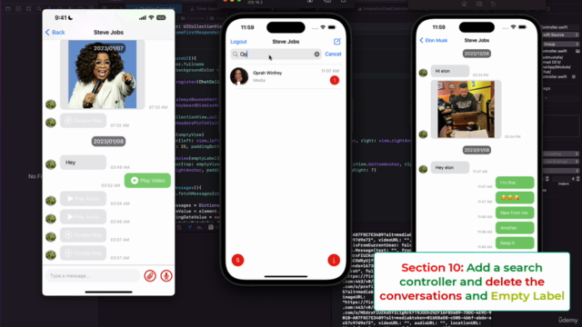 Swift & iOS | WhatsApp Chat | MVVM | Firestore socket - Screenshot_04