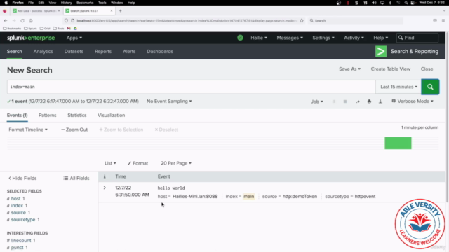 Splunk Enterprise Administration 201 - Data Admin – Screenshot 2