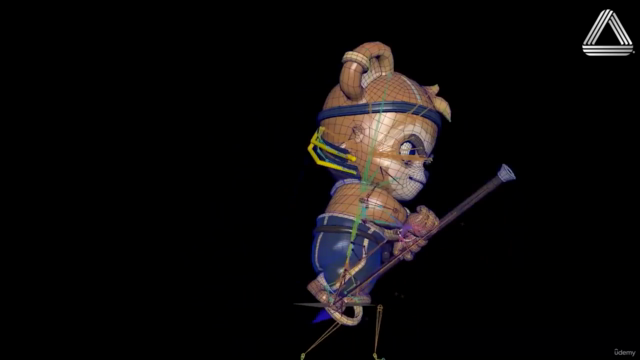 Rigging de personajes en Maya - The Bear – Screenshot 1