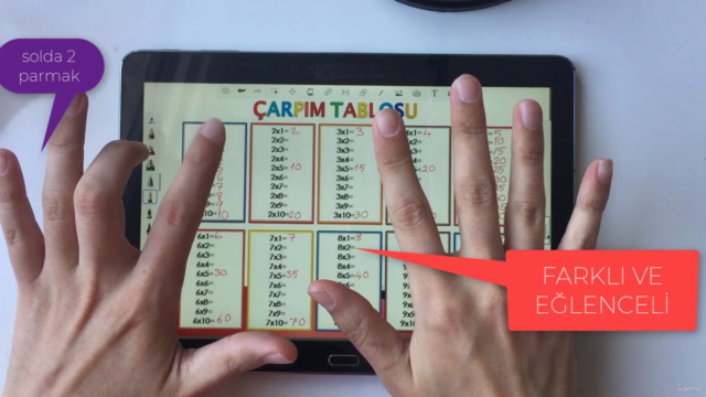 Çarpma İşlemi Çarpım Tablosu Pratik Yöntemler İle Öğrenelim – Screenshot 2