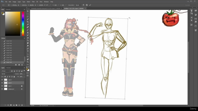 Digital Illustration Masterclass: Sketch to Finished Product – Screenshot 2