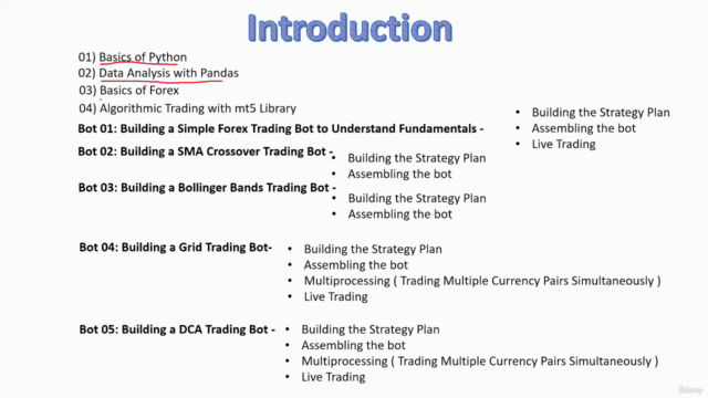 The Ultimate Forex Algorithmic Trading Course | Build 5 Bots – Screenshot 1
