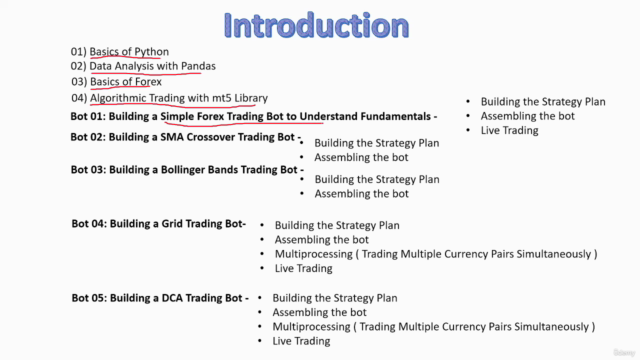 The Ultimate Forex Algorithmic Trading Course | Build 5 Bots – Screenshot 2