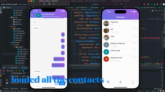 Master Flutter App Dev By Building A real Time Chat App – Screenshot 3