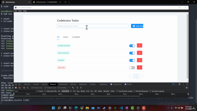 Build A TodoList with NestJS, TypeORM and Electron React – Screenshot 1