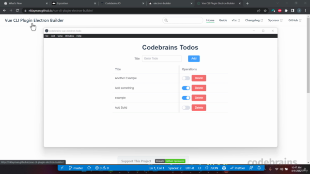 Build A TodoList with NestJS, TypeORM and Electron Vue – Screenshot 1