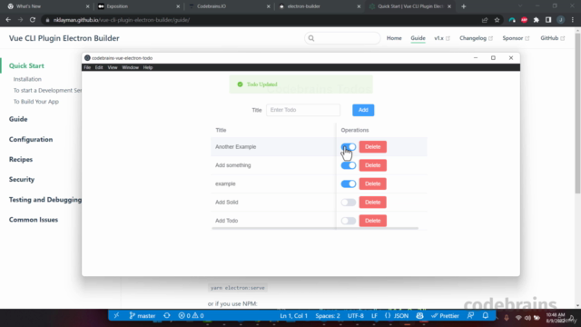 Build A TodoList with Laravel, PHP and Electron Vue – Screenshot 4