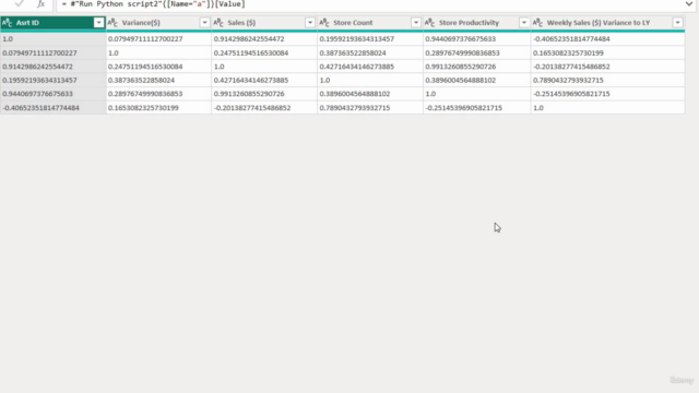 Use Python in Power BI in Arabic شرح بالعربي للبايثون – Screenshot 4