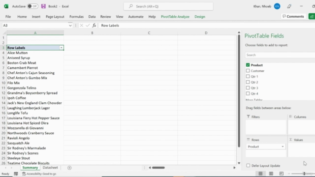 Microsoft Excel 365 Masterclass – Screenshot 2