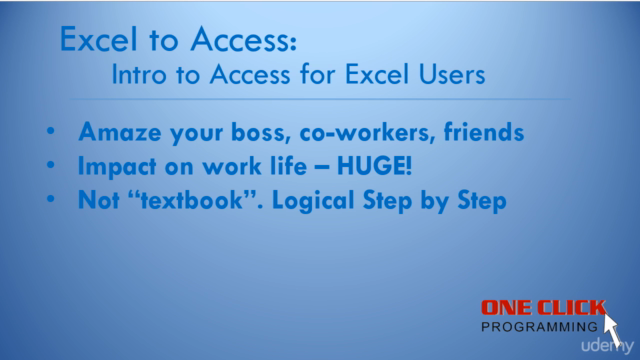 Excel to Access: Intro to Microsoft Access for Excel Users – Screenshot 4