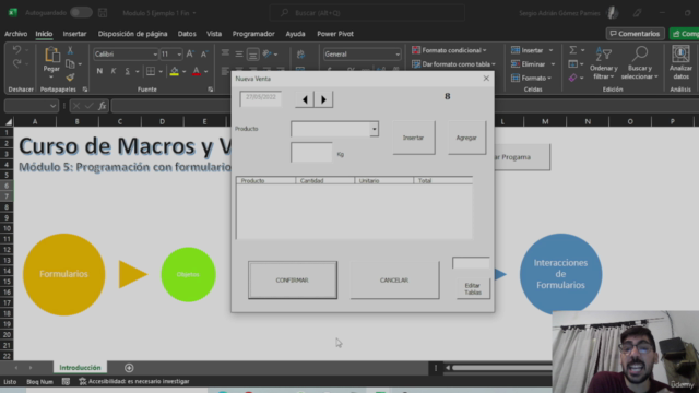 Curso de Macros y Visual Basic en Excel – Screenshot 1