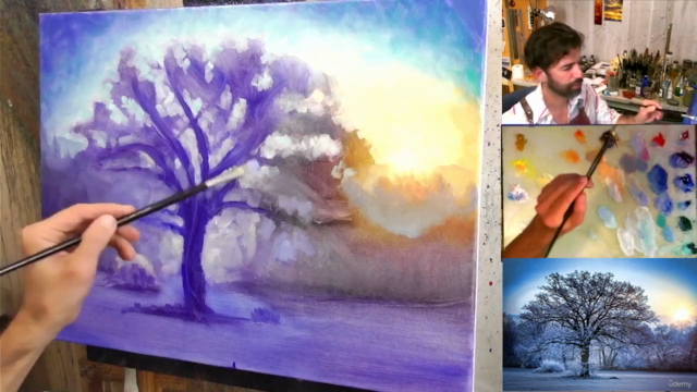 Impressionism: Paint this Winter Scene in Oil or Acrylic – Screenshot 2