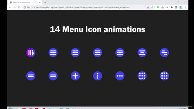 Animated Hamburger Icons with CSS – Screenshot 2