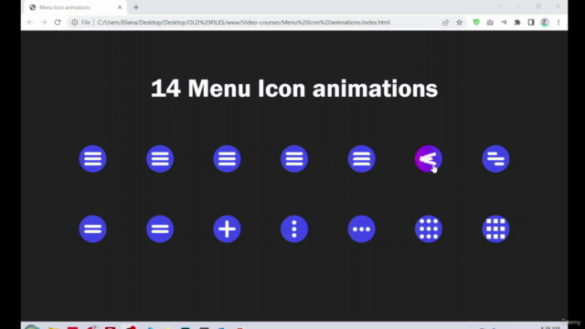 Animated Hamburger Icons with CSS – Screenshot 3