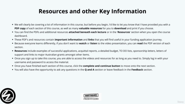High-Quality Grant Writing Skills for the Arts – Screenshot 3