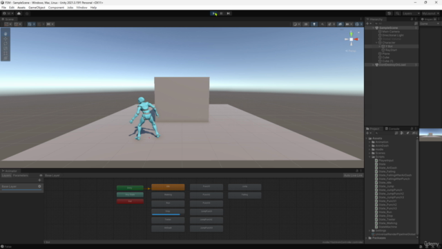 【3D】Unity 自製FSM，輕鬆完成角色的動作 – Screenshot 3