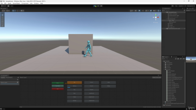 【3D】Unity 自製FSM，輕鬆完成角色的動作 – Screenshot 4