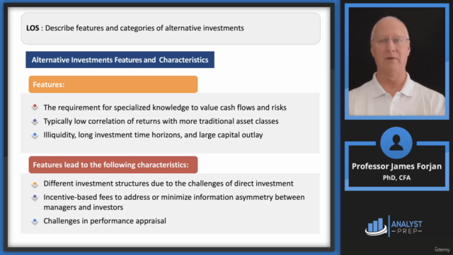 CFA Level 1 (2024) - Alternative Investments - Screenshot_01