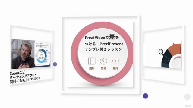 Webプレゼンで圧倒的な差別化ができるPreziVideoを活用した、Preziプレゼンテンプレ付実演講座 – Screenshot 3