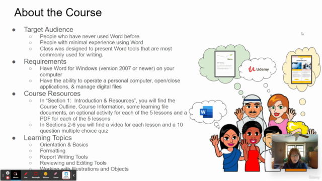Microsoft Word for Beginners – Screenshot 1