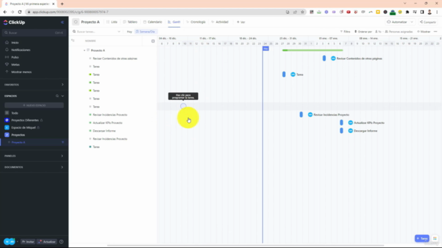 Planificación de Tareas y Gestión de Proyectos con ClickUp – Screenshot 3
