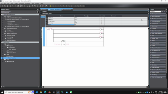 Sysmac Studio Programação Básico – Screenshot 3
