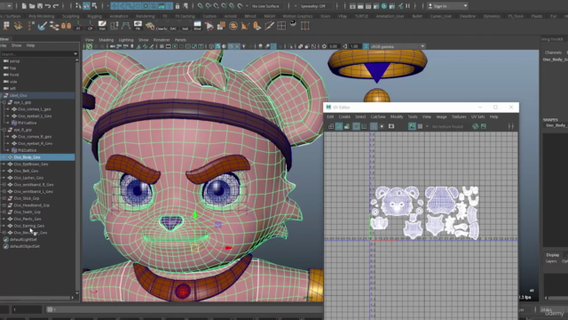 Creación de personajes en Maya - The Bear - Screenshot_02