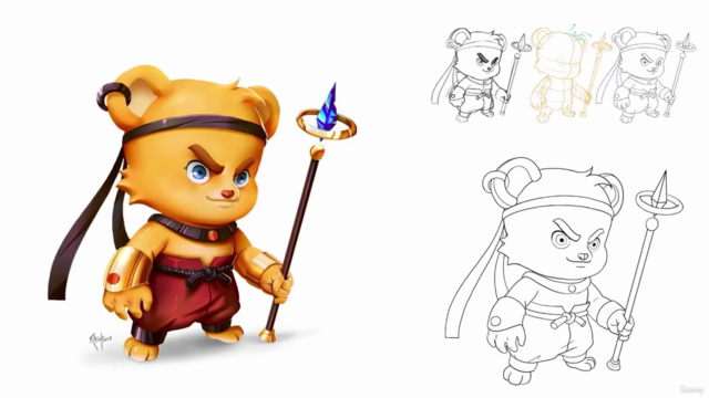 Creación de personajes en Maya - The Bear - Screenshot_03