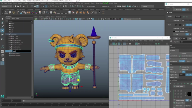 Creación de personajes en Maya - The Bear - Screenshot_04