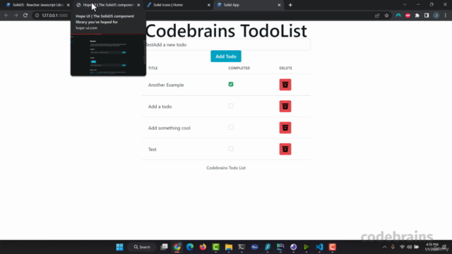 Build A TodoList with Elixir, Phoenix and SolidJs – Screenshot 3