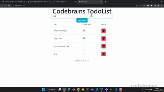 Build A TodoList with Python, FastAPI and SolidJs - Screenshot_01