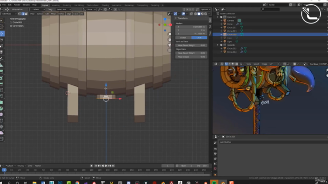 Martillo Pirata en Blender 2.83 y ZBrush 2020 – Screenshot 2
