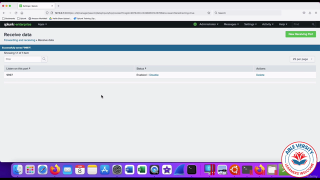 "Getting Data In" Splunk Training Course – Screenshot 2