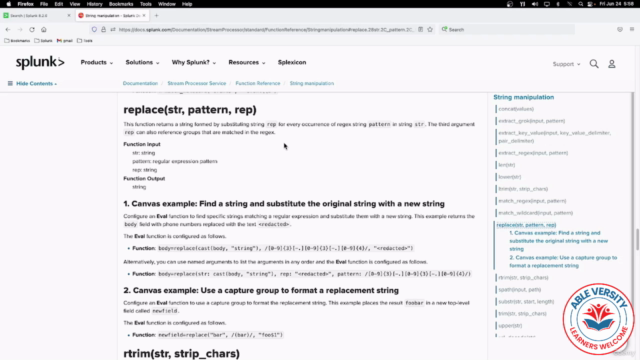 "Fields & Extractions" Splunk Course – Screenshot 4