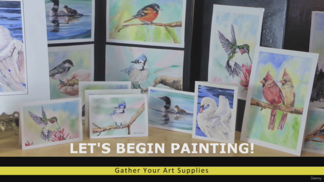 Painting Birds in Watercolour – Screenshot 4