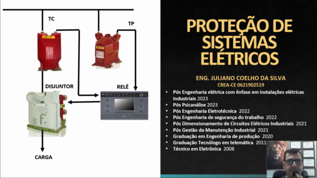 PROTEÇÃO DE SISTEMAS ELÉTRICOS (RELÉS DE PROTEÇÃO-SPCS). – Screenshot 1