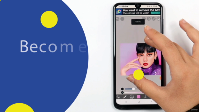 Complete Digital Portrait Drawing & Painting on Mobile – Screenshot 3