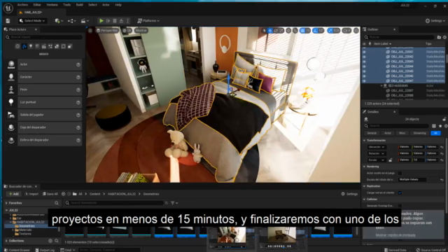 Arquitectura virtual interactiva con Unreal Engine 5 – Screenshot 4