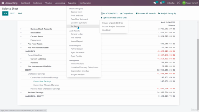 Odoo Functional Course v16 | Accounting – Screenshot 2