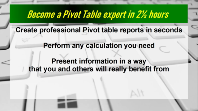 Excel Pivot Tables - Beginner to Expert in One Day – Screenshot 1