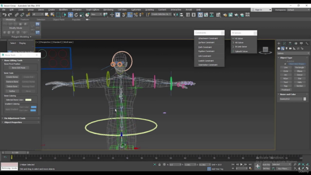 learn character rigging in 3ds max humanoid part 2 – Screenshot 2