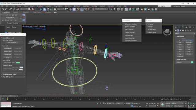 learn character rigging in 3ds max humanoid part 2 – Screenshot 3
