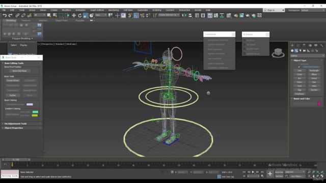 learn character rigging in 3ds max humanoid part 2 – Screenshot 4